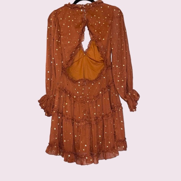Wish Upon A Star Dress - Rust - Picture 9 of 13